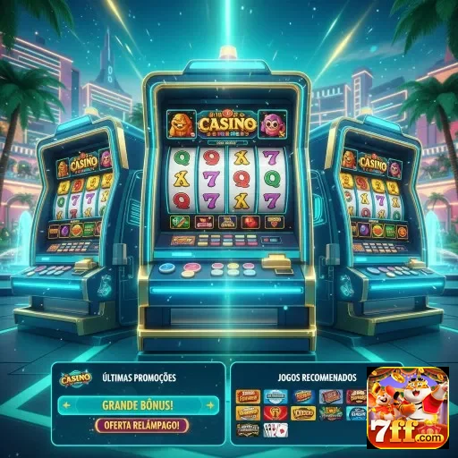 Ilustração de Entre no Mundo das Máquinas de Slots Atraentes
